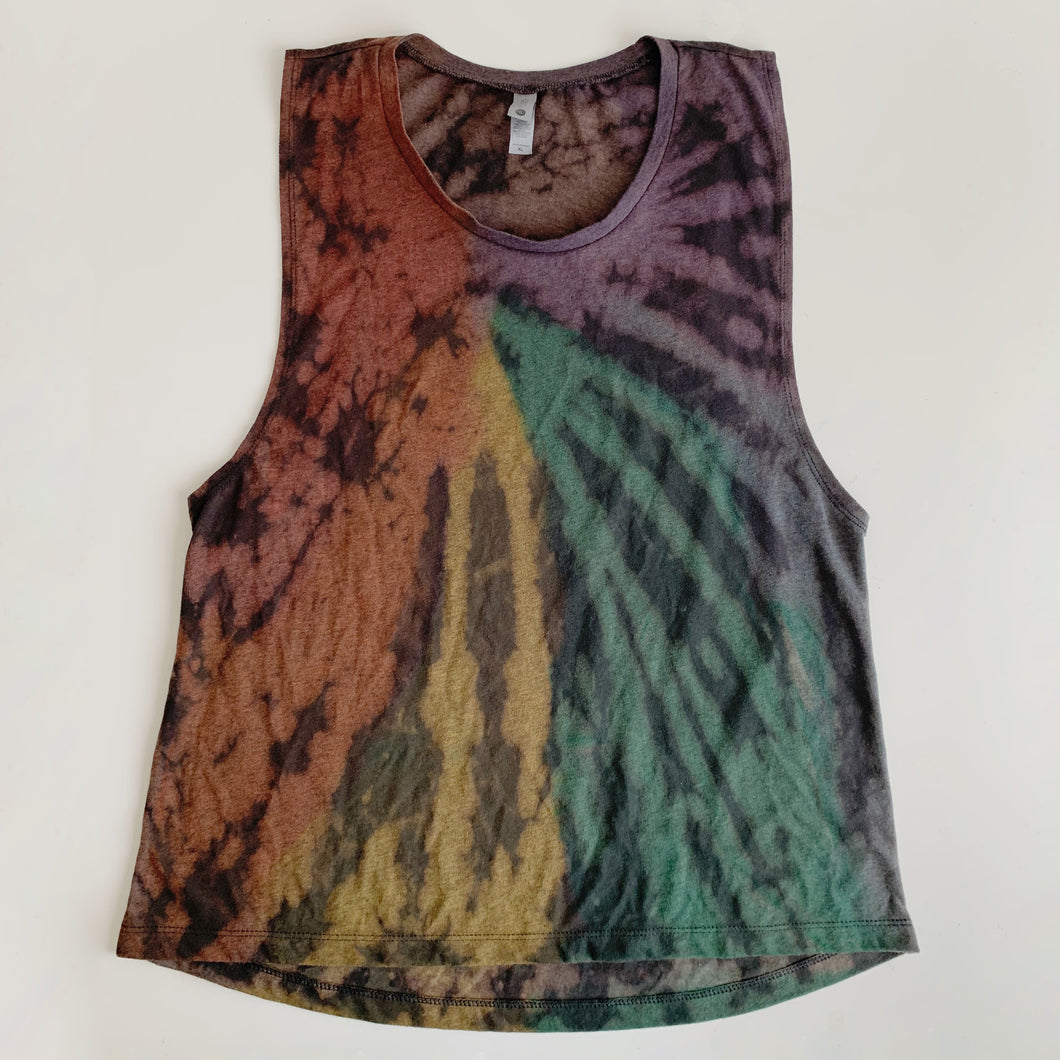 Color Wheel Muscle Tank Top