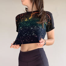 Load image into Gallery viewer, Rainbow Speckled Crop Top
